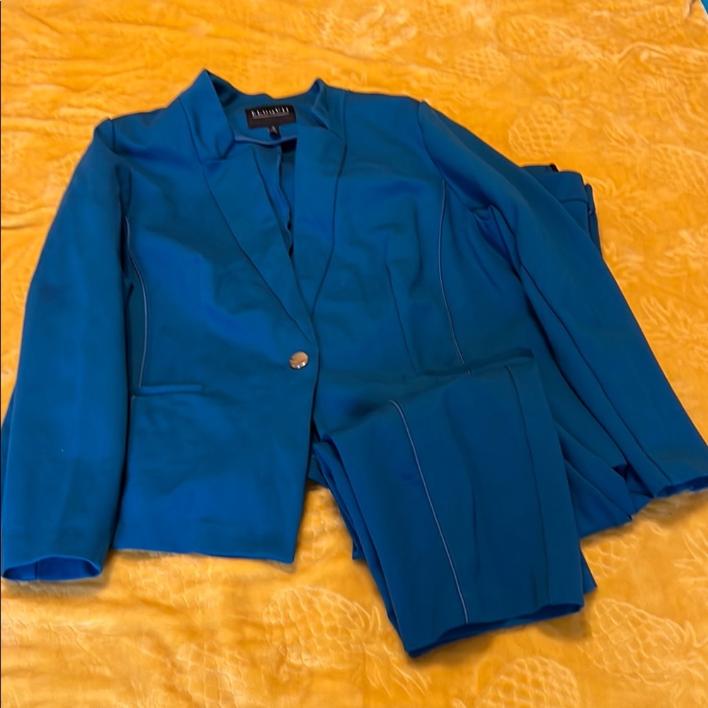 Eloquii Teal Blazer